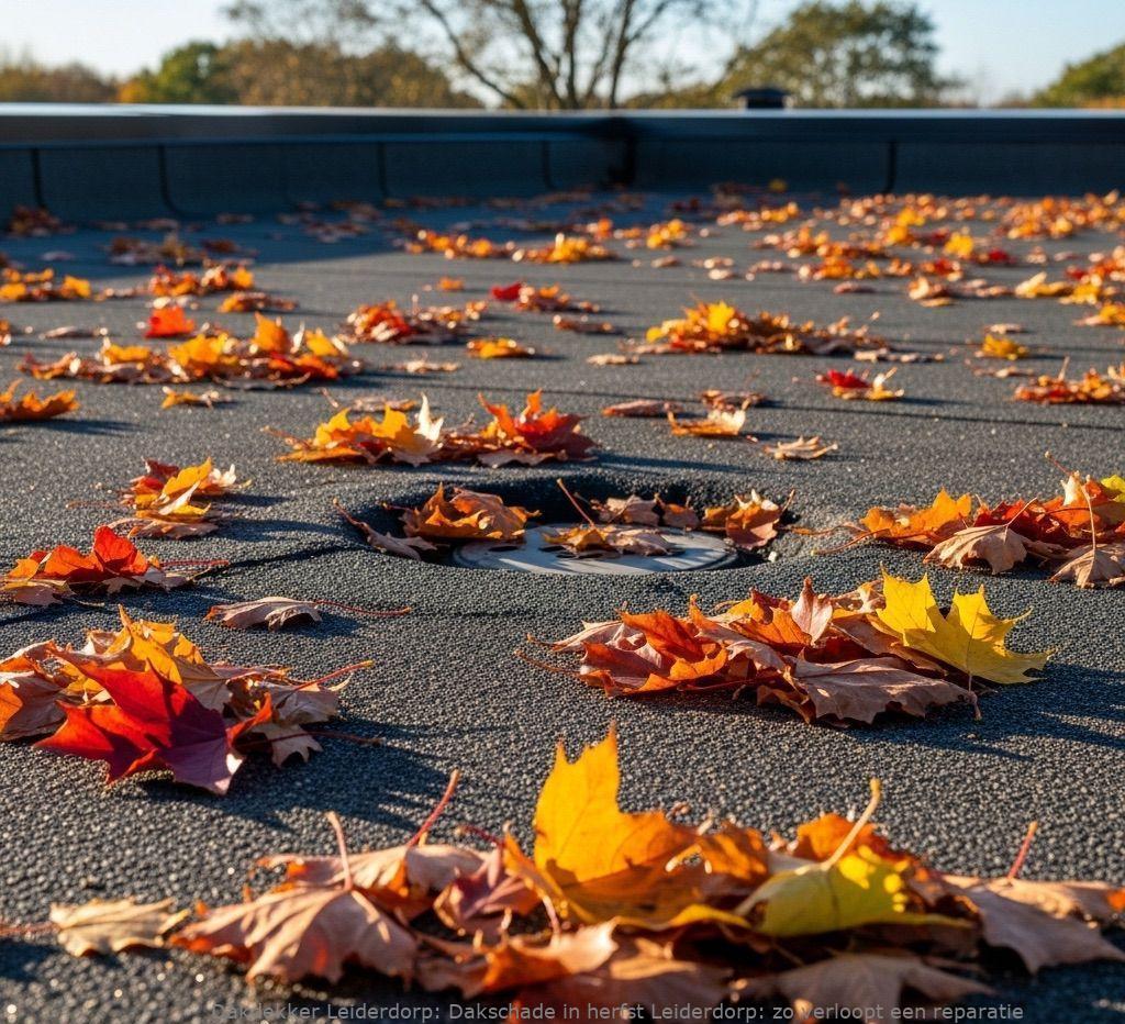 Dakschade In Herfst Leiderdorp